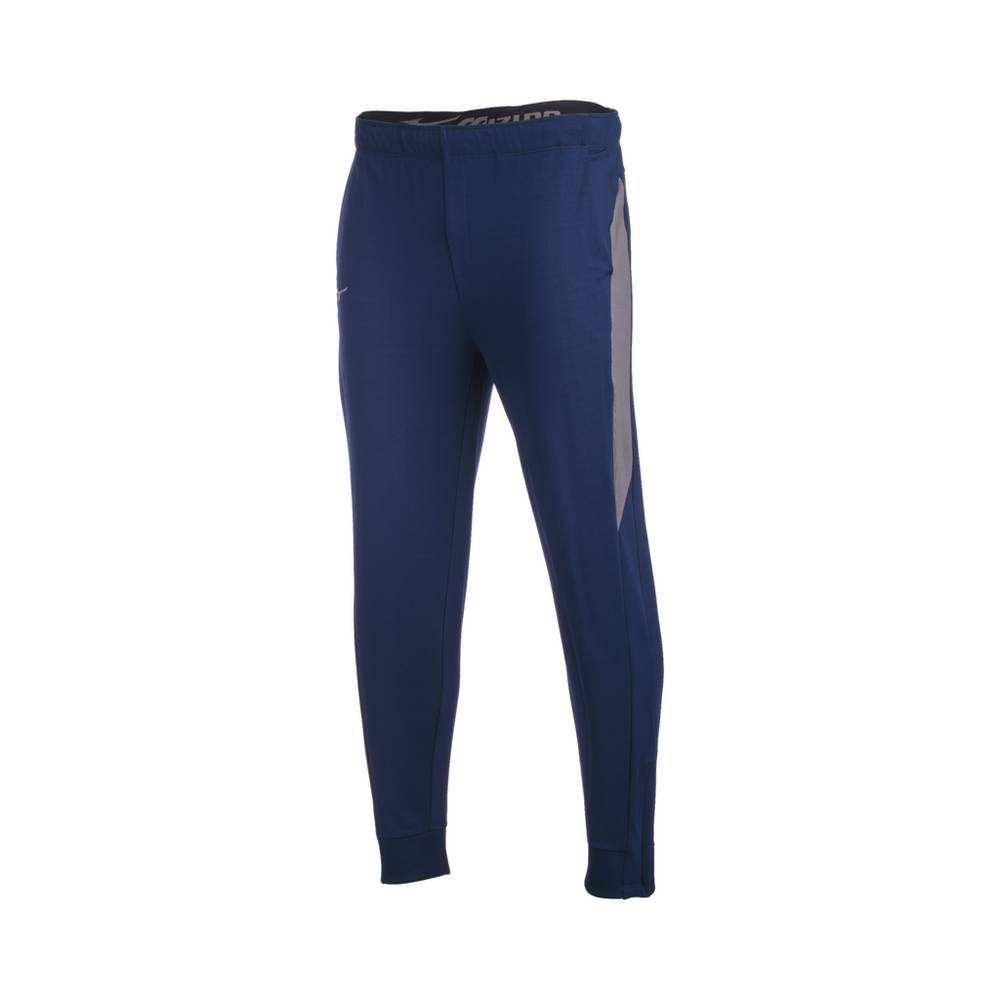 Mens Mizuno Elite Training Pants Navy/Grey Philippines (SMOJUF183)